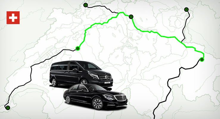 Transfer Davos Map Limousine
